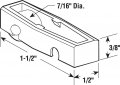 Prime-line Products G 3127 Sliding Window Roller Assembly With 7 16-inch Solid Brass Wheel Pack Of 2