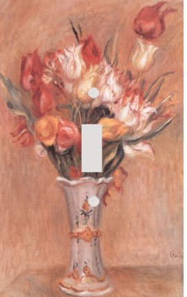 Renoir Tulips Switchplate Switch Plate Cover