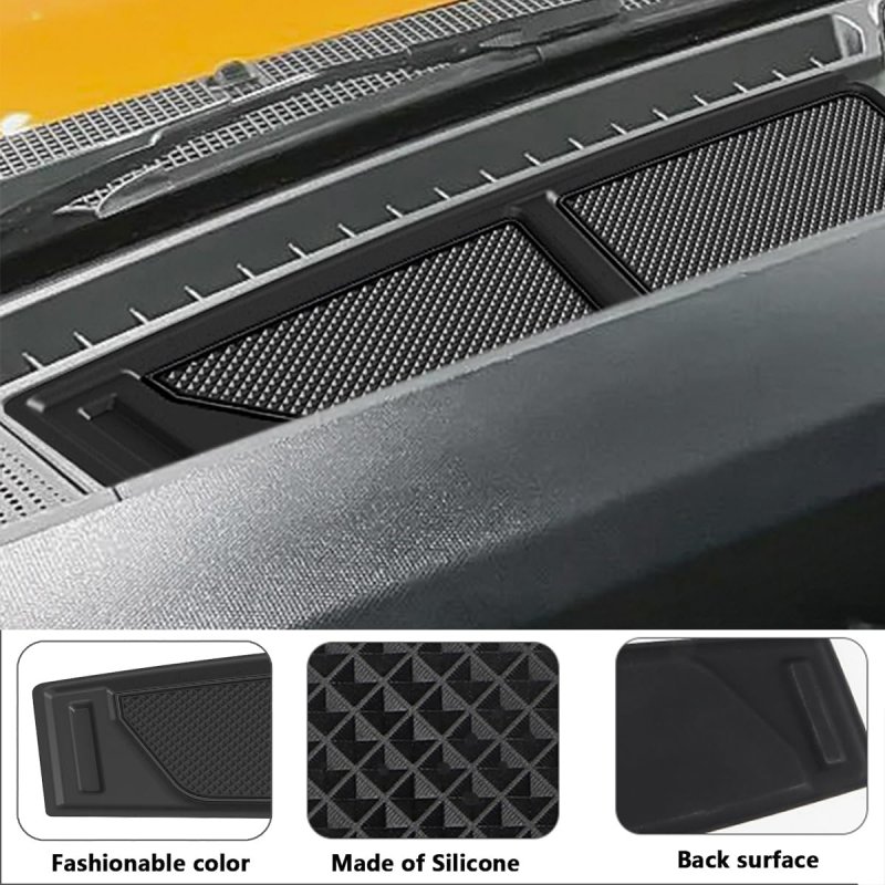 Silicone Dashboard Mat For Ford Bronco 2021 2022 2023 2024 2025 2026 Interior Dash Pad Liners 3 Piece Set With 5 8 In Center