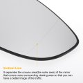 Car Rearview Right Passenger Side Mirror Glass Replacement W Backing Plate Asherical Heated White For Ford Fiesta 2008-2017
