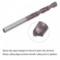Uxcell Carbide Twist Drill Bits 2 9mm Din K45 Tungsten Altisin Coated Jobber Straight Shank Drilling Cutter For Stainless Steel