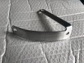 Curved License Plate Relocation Holder Bracket For Suzuki Tl1000r And Tl1000s 1997 To 2004 Chrome Aluminum Shock Bolt Spool Tag