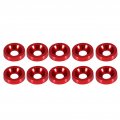 License Plate Holder Car Modification M6 Gasket Bolt Frame Decoration Screw Red