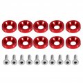License Plate Holder Car Modification M6 Gasket Bolt Frame Decoration Screw Red