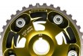 Vms Racing Adjustable Fang Cam Gear In Gold Anodized Machined Cnc Billet Aluminum Compatible With Honda Civic D15 6 1 5l 1 6l