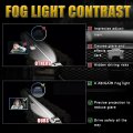Kmfcdae Upgraded 48w Led Fog Lights For Dodge Ram 1500 2013 2014 2015 2016 2017 2018 Bumper Driving Lamps Replacement 1 Pair