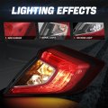 Auto Dynasty Rear Tail Lights Assembly For 2016-2021 Honda Civic Sedan With Reverse Brake Turn Signal Passenger Right Side