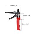 Manual Adhesive Application Applicator Dual Component Cartridges Epoxy Caulk Gun 25 1 Thrust Rate For 400 Ml Red
