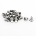 M2 5x5mm 304 Stainless Steel Flat Head Torx Machine Screws Fastener 20pcs 