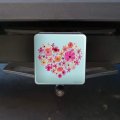 Flower Heart Love Tow Trailer Hitch Cover Plug Insert