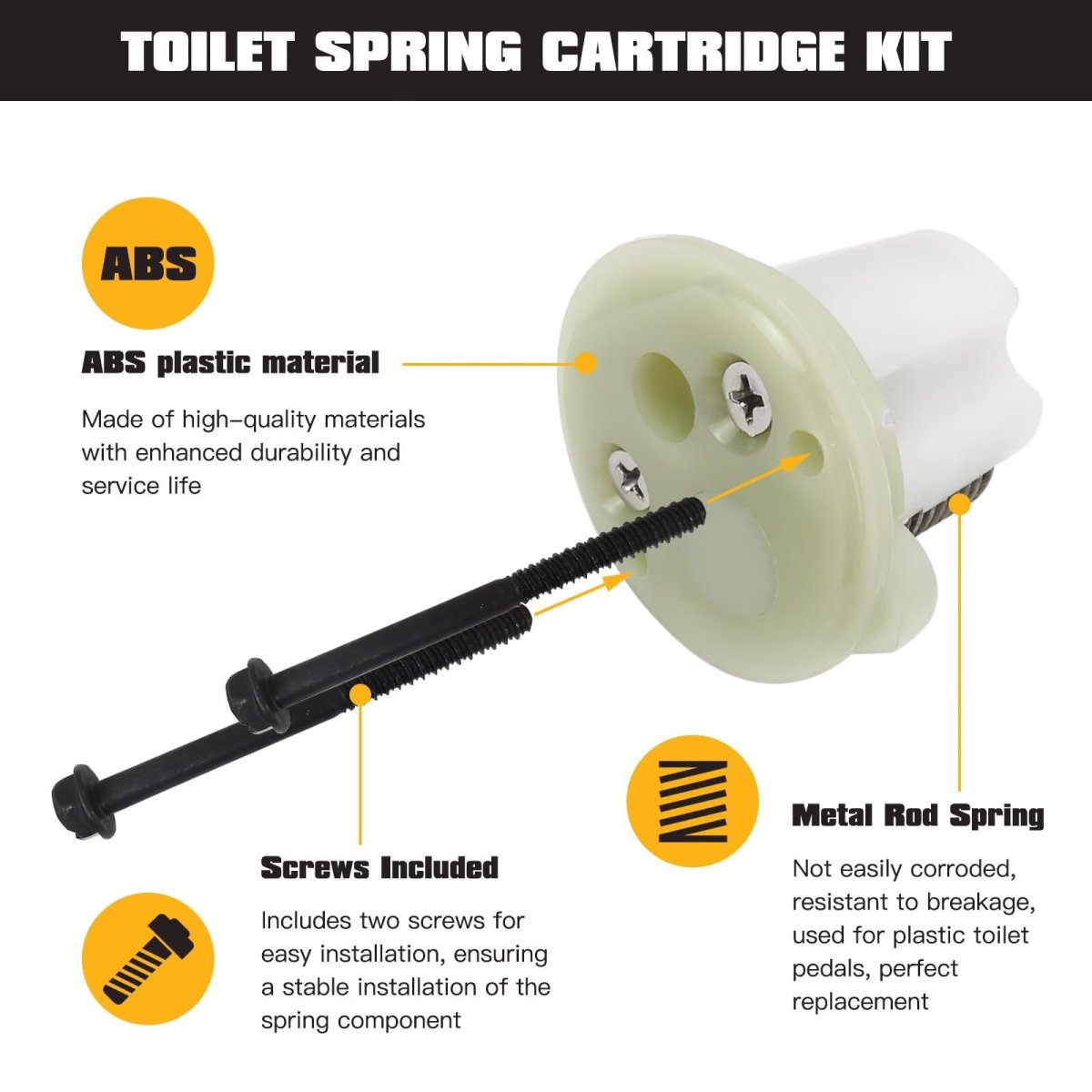 Nghtmre Upgrade 385236096 Spring Cartridge With White End Cap Bolts For Traveler Lite 110 111