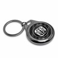 Ipick Image For Ram Logo 2019 Up Real Black Carbon Fiber Roundel Metal Case Key Chain Keychain Official Licensed Black