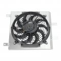Performance 12v 80w 12 In Electric Radiator Fan And Aluminum Diversion Hood For Civic Eg Ek 1992 2000 Hm3544 
