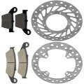 Front Rear Brake Disc Rotor Pad For Honda Crf450r 2002 2003 2004 2005 2006 2007