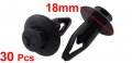 Uxcell 30pcs Plastic Rivets Car Fastener Clips For Toyota