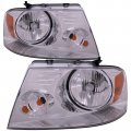 Headlightsdepot Front Headlights Set Right Passenger Left Driver Pair For 2004-2008 Ford F-150 And 06 Lincoln Mark Lt 