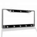 Fastasticdeals Metal Insert License Plate Frame Unicorn Weatherproof Car Accessories Chrome 2 Holes Solid 
