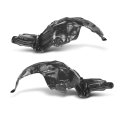 Front Left Right Side Fender Liner 2 Pcs Pe Black 