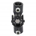 Ocpty Black Single Steering Shaft Universal Joints U-joint 9 16 -26 Spline X 3 4 Dd