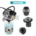 X Autohaux 139qmb Carburetor 18mm Carb Kit For Gy6 4 Stroke Scooter With 38mm Air Filter Intake Manifold 49cc 50cc Moped Atv