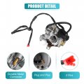 X Autohaux 139qmb Carburetor 18mm Carb Kit For Gy6 4 Stroke Scooter With 38mm Air Filter Intake Manifold 49cc 50cc Moped Atv