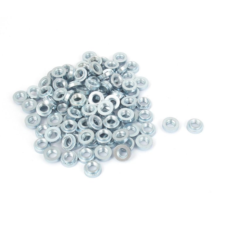 A 2mm Thin Plates M5 Zinc Plated Self Clinching Rivet Nut 100pcs