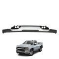 Front Lower Bumper Valance With Chrome Skid Plate Tow Hook Holes Set Replacement For Silverado 1500 Z71 2016 2017 2018 2019 