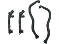 Crankcase Breather Hose Kit 4-piece Cylinders 1-4 And 5-8 For 2011-2013 Bmw X5 Turbocharged 