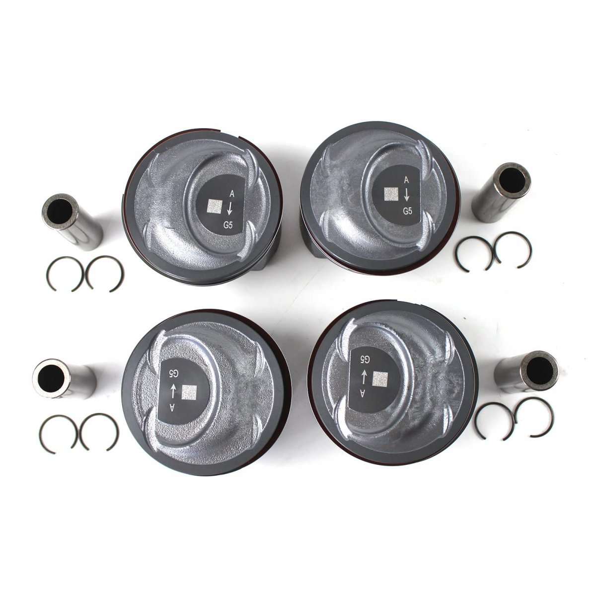 Ingkan 4pcs Engine Pistons Rings Set 23040-2g500 23410-2g500 Fits For 2011-2013 Sonata Sorento Optima 2 4l Aftermarket Parts Oe