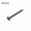 Uxcell Small Tiny Brass Nails 1 2x12mm For Diy Wooden Hardware Accessories 50pcs