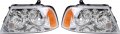 Epic Lighting Oe Style Replacement Headlights Assembly For Lincoln 2003-2006 Navigator Left Driver Right Passenger Sides Pair 