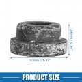 A Absopro Car Radiator Mount Bushing 90480-40012 Bracket For Toyota Supra 1993-1998 Sc300 Sc400 1992-2000 Black Set Of 2