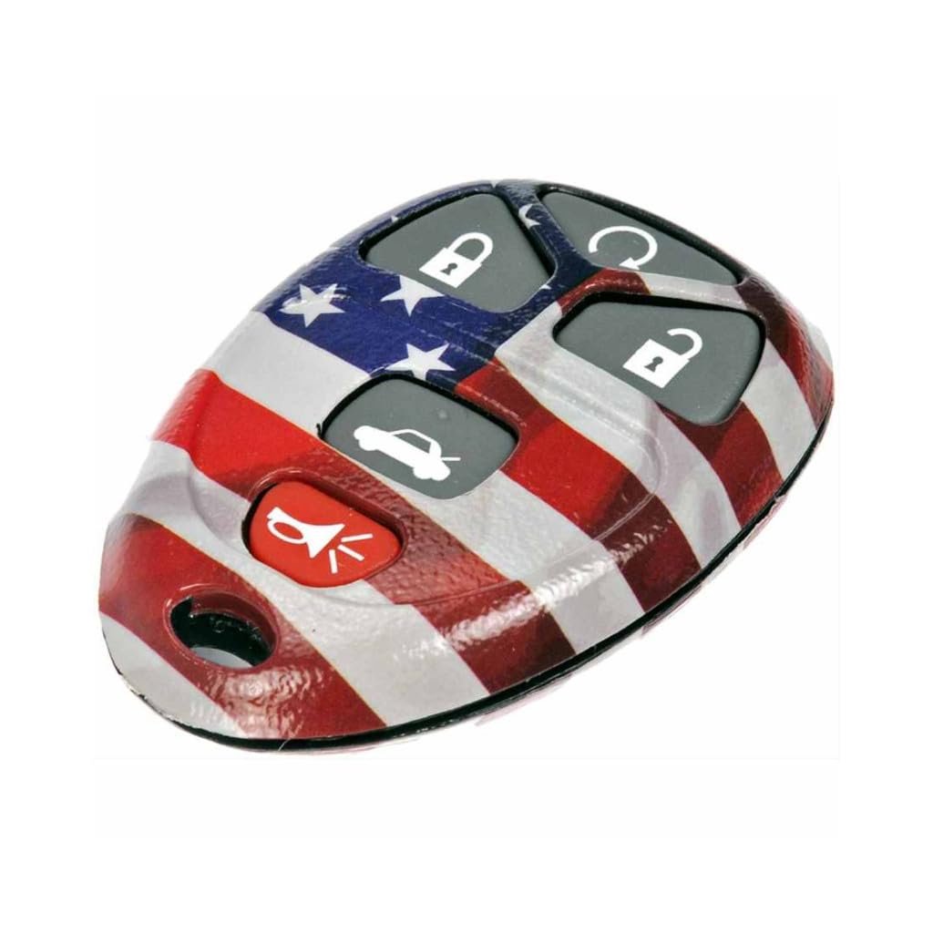 Keyless Remote Case For Saturn Aura 2007 2008 2009 5 Button Plastic Shell With Start Lock Unlock Trunk And Panic Functions Red