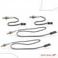 A-premium O2 Oxygen Sensor Compatible With Bmw X5 E53 2001-2006 Z3 Z4 X3 M54 2 5l 3 0l Upstream And Downstream 4-pc Set Replace