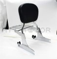 Httmt Sissybar Luggage Rack For 2006-2017 H-d Softail Detachable Backrest Chrome P N Sbb027