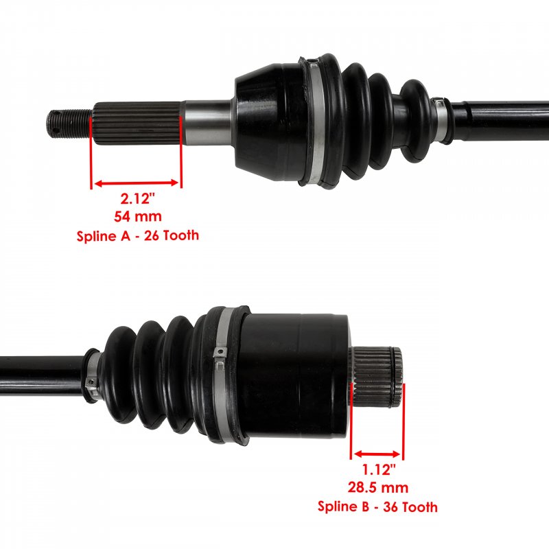 Caltric Rear Right Left Complete Cv Joint Axle For Polaris