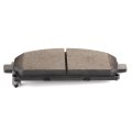 Front Disc Brake Pad Set D855 Semi-metal 4 Pieces With Hardware For Acura Mdx Infiniti Q45 Qx4 Nissan Pathfinder Quest X-trail 