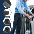 Te-sla To J1772 Charging Adapter For Nacs 50a Max Toyota And Mercedes-benz