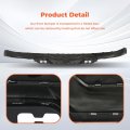 Primed Plastic Front Lower Bumper Valance With Chrome Skid Plate Tow Hook Holes Set Replacement For Silverado 1500 Z71