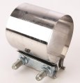 Jegs Exhaust Band Clamp Butt Joint Style Fits 3a Od Pipe T-304 Stainless Steel Aluminized Hardware 1 Per Package 