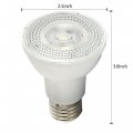 Par20 Led Flood Light Bulbs 4000k Cool White E26 Base 7w 560 Lumens 110v 6 Pack