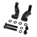 Httmt Mt387-bk Black Mirrors Mount Adapter Compatible With H-d Heritage Flstc Fxcwc Super Glide Fxdc Wide