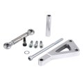 Polished Aluminum Alternator Bracket Kit Lwp Set Sbc 350 
