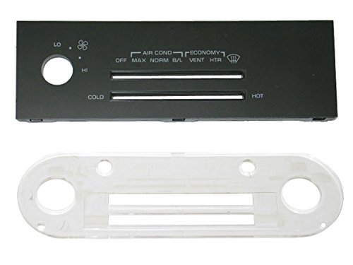 1985 1989 Corvette Heater Ac Control Face Plate Kit Reproduction Climate Part Number