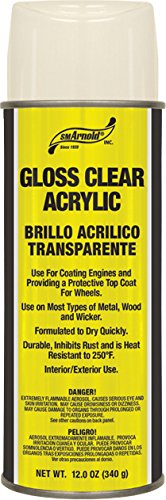 Sm Arnold 66-107 Lacquer Spray Paint Gloss Clear Acrylic Laquer 12 Oz