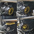 Motorcycle Fog Light Cover Motocycle Guard Protective Led Lamp Protector Fit For R1200gs R1250gs Adventure Lc Yellow
