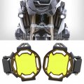 Motorcycle Fog Light Cover Motocycle Guard Protective Led Lamp Protector Fit For R1200gs R1250gs Adventure Lc Yellow
