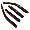 4pcs Side Window Deflectors For 2002 2003 2004 2005 2006 Honda Crv Transparent Smoked Rain Guards Outside Mount Acrylic Wind 