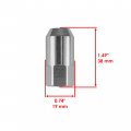Caltric Left And Right Wheel Hubs With Lug Nuts Studs Compatible Polaris Rzr 800 2010 2011 2012 2013 2014