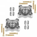Caltric Left And Right Wheel Hubs With Lug Nuts Studs Compatible Polaris Rzr 800 2010 2011 2012 2013 2014